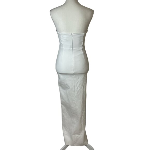superdown Gianna Sweetheart Slit Gown in White Small New Womens Maxi Long Dress - Picture 6 of 11
